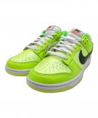 NIKEナイキ）の古着「DUNK LOW SE」｜ライトグリーン×オレンジ