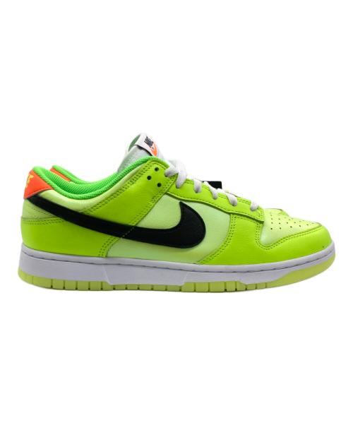 NIKE（ナイキ）NIKE (ナイキ) DUNK LOW SE ライトグリーン×オレンジ サイズ:28cm 未使用品の古着・服飾アイテム