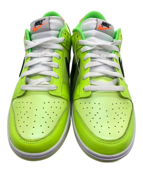 NIKE（ナイキ）NIKE (ナイキ) DUNK LOW SE ライトグリーン×オレンジ サイズ:28cm 未使用品の古着・服飾アイテム