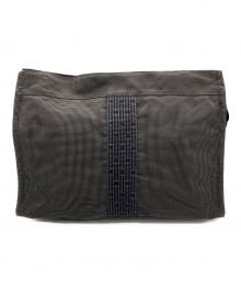 HERMES（エルメス）の古着「ポーチMM」｜グレー×ネイビー
