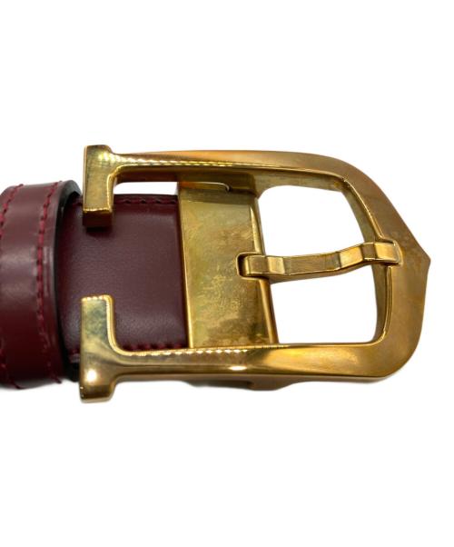 Cartier（カルティエ）Cartier (カルティエ) ベルト ブラウン×ゴールドカラーの古着・服飾アイテム