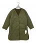 ROSE BUD（ローズバッド）の古着「キルティングコート」｜カーキ
