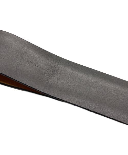 GUCCI（グッチ）GUCCI (グッチ) レザーベルト ブラック×ゴールドカラーの古着・服飾アイテム