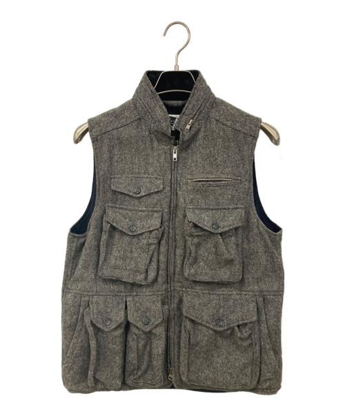 Engineered Garments（エンジニアドガーメンツ）Engineered Garments (エンジニアドガーメンツ) ニットベスト グレー サイズ:Sの古着・服飾アイテム
