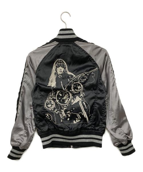 hysterics（ヒステリックス）hysterics (ヒステリックス) スカジャン ブラック×カーキ サイズ:FREEの古着・服飾アイテム