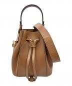 FURLAフルラ）の古着「巾着ショルダーバッグ」｜ブラウン