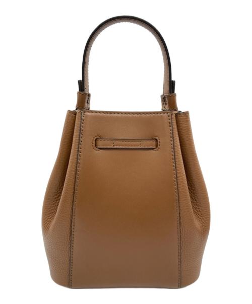 FURLA（フルラ）FURLA (フルラ) 巾着ショルダーバッグ ブラウンの古着・服飾アイテム