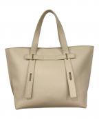 FURLAフルラ）の古着「レザーハンドバッグ」｜アイボリー