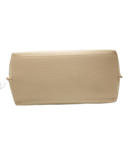 FURLA（フルラ）FURLA (フルラ) レザーハンドバッグ アイボリーの古着・服飾アイテム