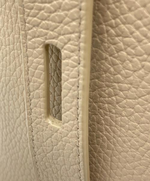 FURLA（フルラ）FURLA (フルラ) レザーハンドバッグ アイボリーの古着・服飾アイテム