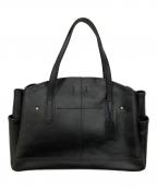 Herzヘルツ）の古着「レザートートバッグ」｜ブラック