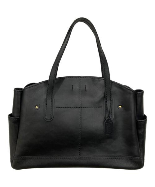 Herz（ヘルツ）Herz (ヘルツ) レザートートバッグ ブラックの古着・服飾アイテム