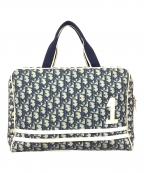 Christian Diorクリスチャン ディオール）の古着「ミニボストンバッグ」｜ブルー×グレー