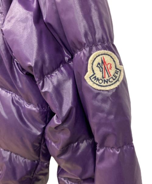 MONCLER（モンクレール）MONCLER (モンクレール) ダウンジャケット パープル×ベージュ サイズ:SIZE 00の古着・服飾アイテム