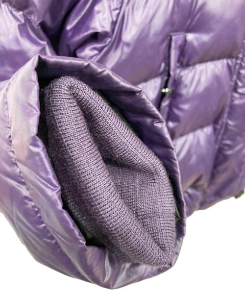 MONCLER（モンクレール）MONCLER (モンクレール) ダウンジャケット パープル×ベージュ サイズ:SIZE 00の古着・服飾アイテム