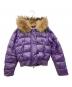 MONCLER（モンクレール）の古着「ダウンジャケット」｜パープル×ベージュ