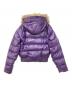 MONCLER (モンクレール) ダウンジャケット パープル×ベージュ サイズ:SIZE 00：15000円