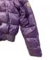 中古・古着 MONCLER (モンクレール) ダウンジャケット パープル×ベージュ サイズ:SIZE 00：15000円