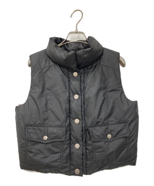 BURBERRY BLUE LABEL（バーバリー ブルー レーベル）BURBERRY BLUE LABEL (バーバリーロンドンブルーレーベル) ダウンベスト ブラック サイズ:SIZE 38の古着・服飾アイテム
