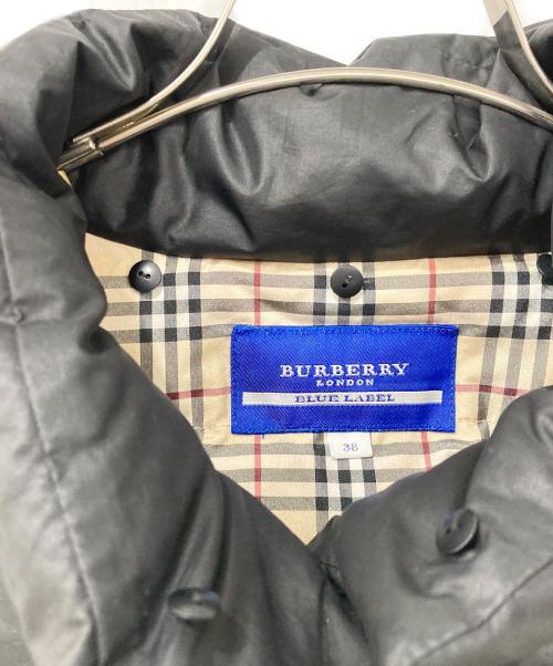 BURBERRY BLUE LABEL（バーバリー ブルー レーベル）BURBERRY BLUE LABEL (バーバリーロンドンブルーレーベル) ダウンベスト ブラック サイズ:SIZE 38の古着・服飾アイテム