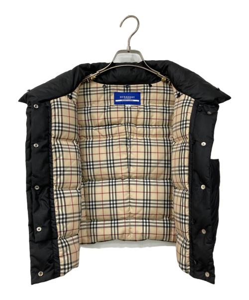 BURBERRY BLUE LABEL（バーバリー ブルー レーベル）BURBERRY BLUE LABEL (バーバリーロンドンブルーレーベル) ダウンベスト ブラック サイズ:SIZE 38の古着・服飾アイテム