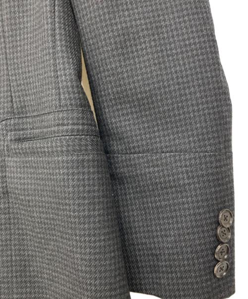 BURBERRY LONDON（バーバリーロンドン）BURBERRY LONDON (バーバリーロンドン) ウールトレンチコート ブラック×グレー サイズ:Lサイズの古着・服飾アイテム
