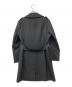 BURBERRY LONDON (バーバリーロンドン) ウールトレンチコート ブラック×グレー サイズ:Lサイズ：18000円