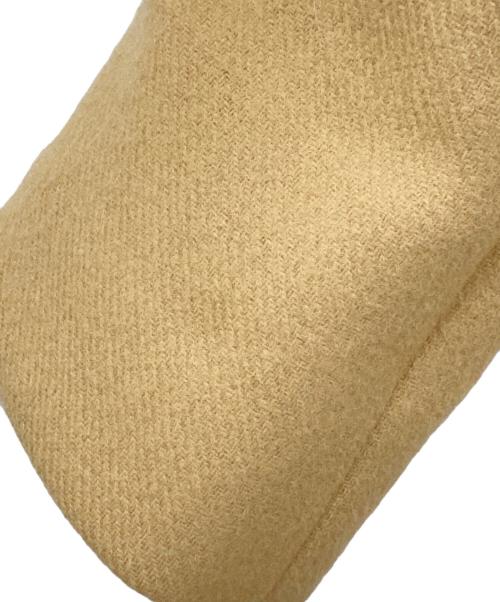 BURBERRY BLUE LABEL（バーバリーロンドンブルーレーベル）BURBERRY BLUE LABEL (バーバリーロンドンブルーレーベル) Aラインウールコート ナチュラル サイズ:38の古着・服飾アイテム