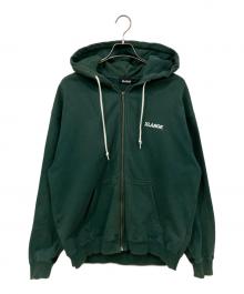 X-LARGE（エクストララージ）の古着「ジップパーカー」｜グリーン
