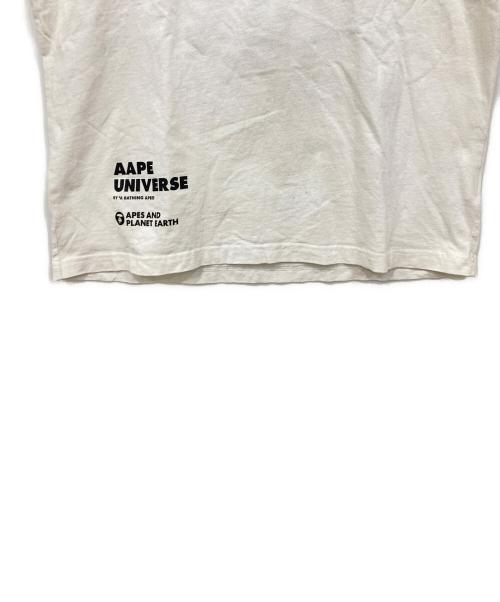 A BATHING APE（アベイシングエイプ）A BATHING APE (アベイシングエイプ) 半袖カットソー ホワイト サイズ:Lサイズの古着・服飾アイテム