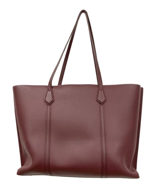 TORY BURCH（トリーバーチ）TORY BURCH (トリーバーチ) コンパートメントトートバッグ ボルドーの古着・服飾アイテム