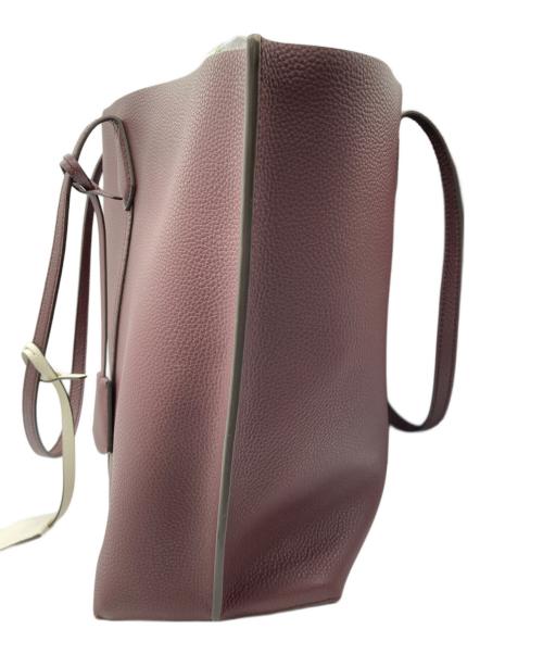 TORY BURCH（トリーバーチ）TORY BURCH (トリーバーチ) コンパートメントトートバッグ ボルドーの古着・服飾アイテム