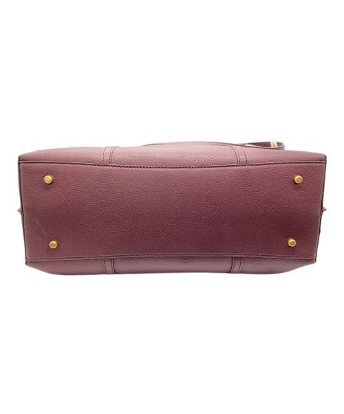 TORY BURCH（トリーバーチ）TORY BURCH (トリーバーチ) コンパートメントトートバッグ ボルドーの古着・服飾アイテム