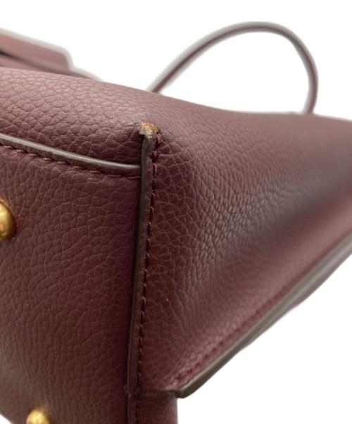 TORY BURCH（トリーバーチ）TORY BURCH (トリーバーチ) コンパートメントトートバッグ ボルドーの古着・服飾アイテム