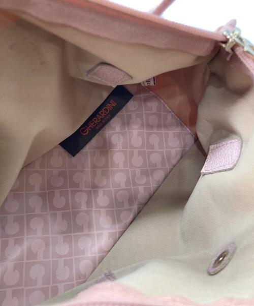 GHERARDINI（ゲラルディーニ）GHERARDINI (ゲラルディーニ) ミニハンドバッグ ピンクの古着・服飾アイテム
