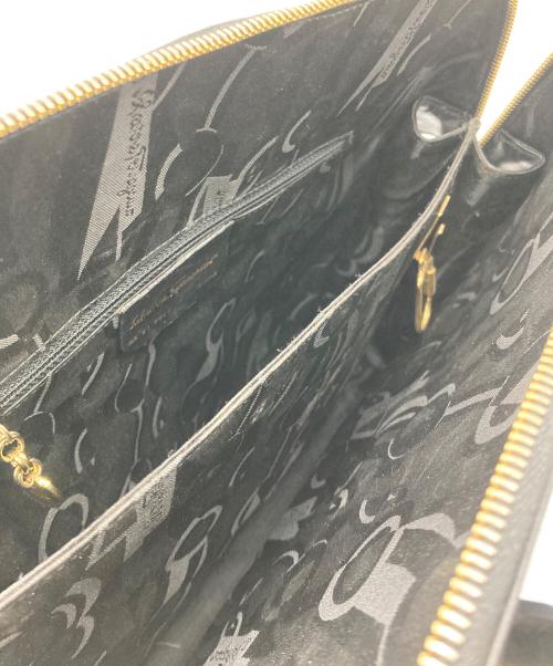 Salvatore Ferragamo（サルヴァトーレ フェラガモ）Salvatore Ferragamo (サルヴァトーレ フェラガモ) ハンドバッグ ブラックの古着・服飾アイテム