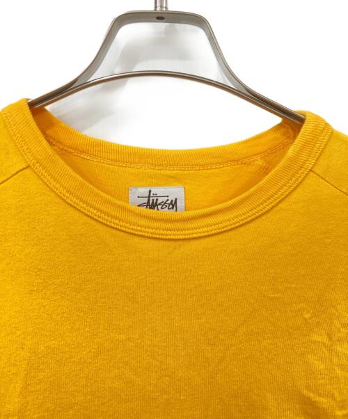 stussy（ステューシー）stussy (ステューシー) 半袖カットソー イエロー サイズ:XLの古着・服飾アイテム