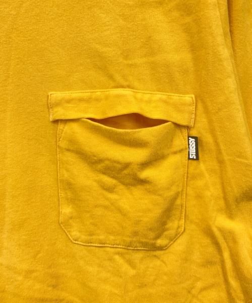 stussy（ステューシー）stussy (ステューシー) 半袖カットソー イエロー サイズ:XLの古着・服飾アイテム