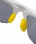 中古・古着 OAKLEY (オークリー) サングラス ホワイト×イエロー：7000円