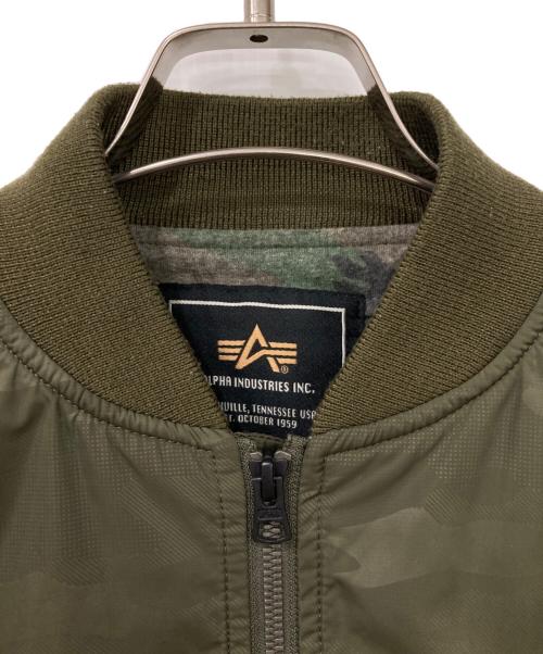 ALPHA（アルファ）ALPHA (アルファ) ブルゾン カーキ サイズ:Lサイズの古着・服飾アイテム