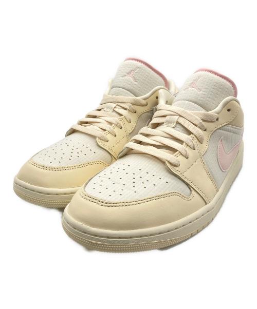 NIKE（ナイキ）NIKE (ナイキ) Air Jordan 1 Low SE アイボリー×ピンク サイズ:28.5cm 未使用品の古着・服飾アイテム