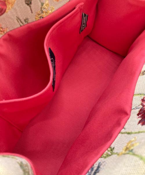 NOSTALGIC GARAGE（ノスタルジックガレージ）NOSTALGIC GARAGE (ノスタルジックガレージ) ハンドバッグ ブラウン×スカイブルーの古着・服飾アイテム