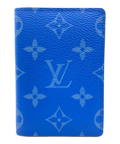 LOUIS VUITTON（ルイ ヴィトン）LOUIS VUITTON (ルイ ヴィトン) オーガナイザー・ドゥ・ポッシュ ブルーの古着・服飾アイテム