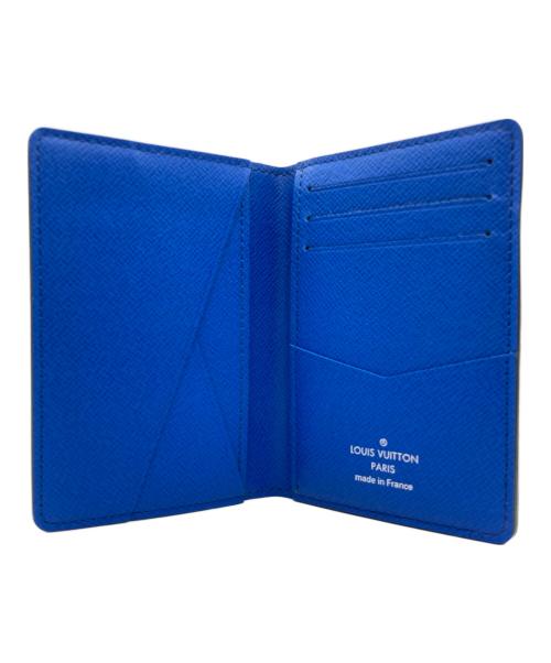 LOUIS VUITTON（ルイ ヴィトン）LOUIS VUITTON (ルイ ヴィトン) オーガナイザー・ドゥ・ポッシュ ブルーの古着・服飾アイテム