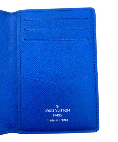 LOUIS VUITTON（ルイ ヴィトン）LOUIS VUITTON (ルイ ヴィトン) オーガナイザー・ドゥ・ポッシュ ブルーの古着・服飾アイテム