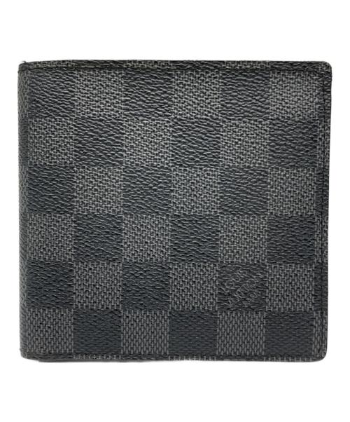 LOUIS VUITTON（ルイ ヴィトン）LOUIS VUITTON (ルイ ヴィトン) ポルトフォイユ・マルコ ブラック×グレーの古着・服飾アイテム