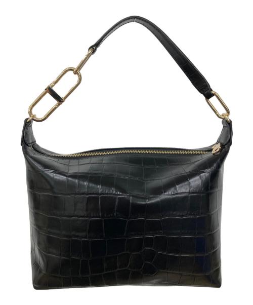 FURLA（フルラ）FURLA (フルラ) 2WAYバッグ ブラック×ゴールドの古着・服飾アイテム