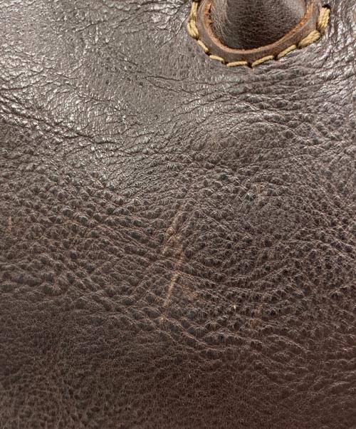 organ（オルガン）organ (オルガン) レザーハンドバッグ ブラウンの古着・服飾アイテム