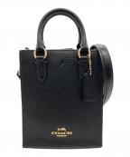 COACHコーチ）の古着「ノースサウスミニトート」｜ブラック