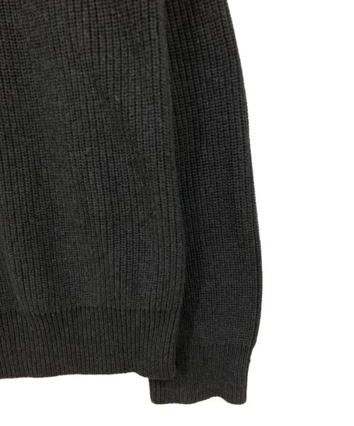 DIESEL（ディーゼル）DIESEL (ディーゼル) 厚手ニット ブラック×グレー サイズ:Lサイズの古着・服飾アイテム